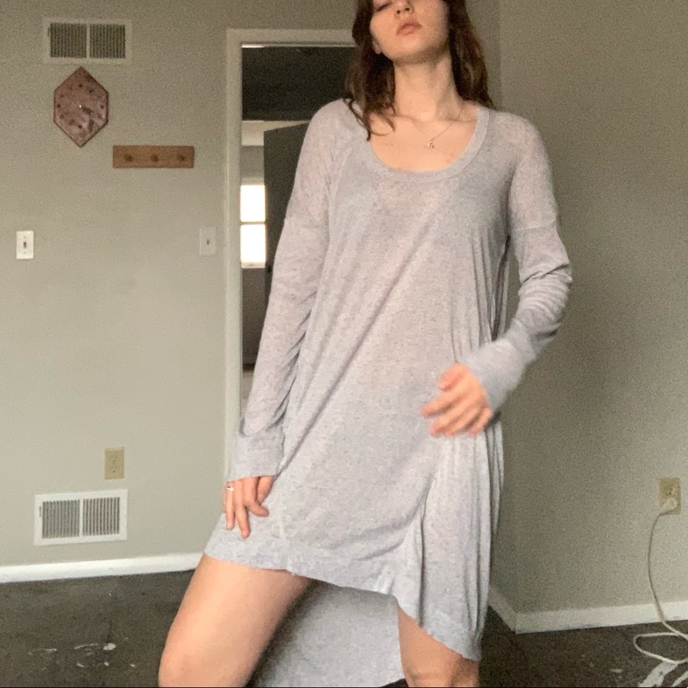 One Teaspoon High-Low Long Sleeve Dress